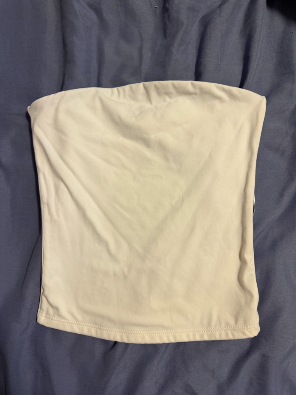 Garage White Tube Top